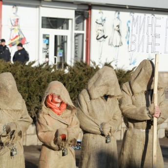 Трудовой Кривбасс вышел на акцию протеста