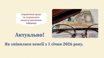 АКТУАЛЬНО! ЯК ЗМІНИЛИСЯ ПЕНСІЇ З 1 СІЧНЯ 2026 РОКУ АКТУАЛЬНО! ЯК ЗМІНИЛИСЯ ПЕНСІЇ З 1 СІЧНЯ 2026 РОКУ